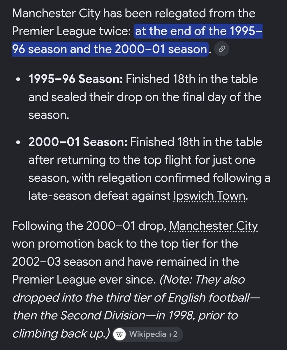 DWS511's tweet photo. @cityzenken_ Copped before, will cope again. You literally don't even know your own clubs history. Mad. https://t.co/xJlvRr9lDJ