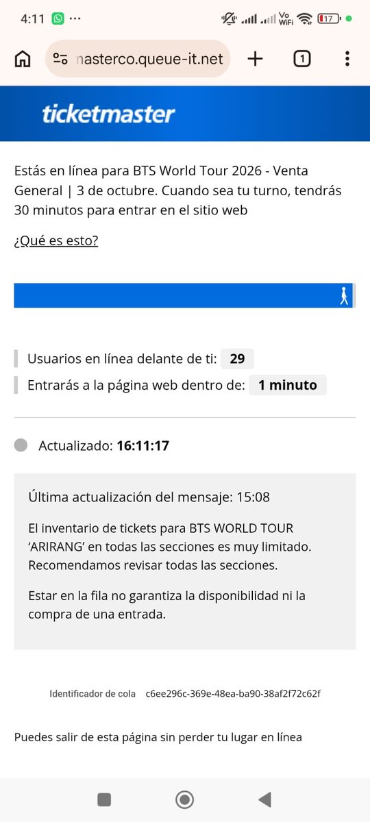 kfmilaa's tweet photo. Que dolor, y ya no avanza, tan cerca pero tan lejos 😭😭😭 #bts #colombia https://t.co/U4AIELA9b0