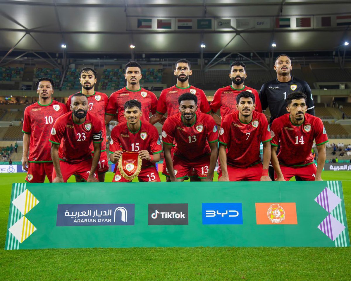 assaf74's tweet photo. 🚨 عاجل — رسميًا : 

منتخب عمان يتأهل إلى الدور نصف النهائي من بطولة #خليجي27 بالقرعة، و منتخب العراق يغادر البطولة. https://t.co/91iGw65D91