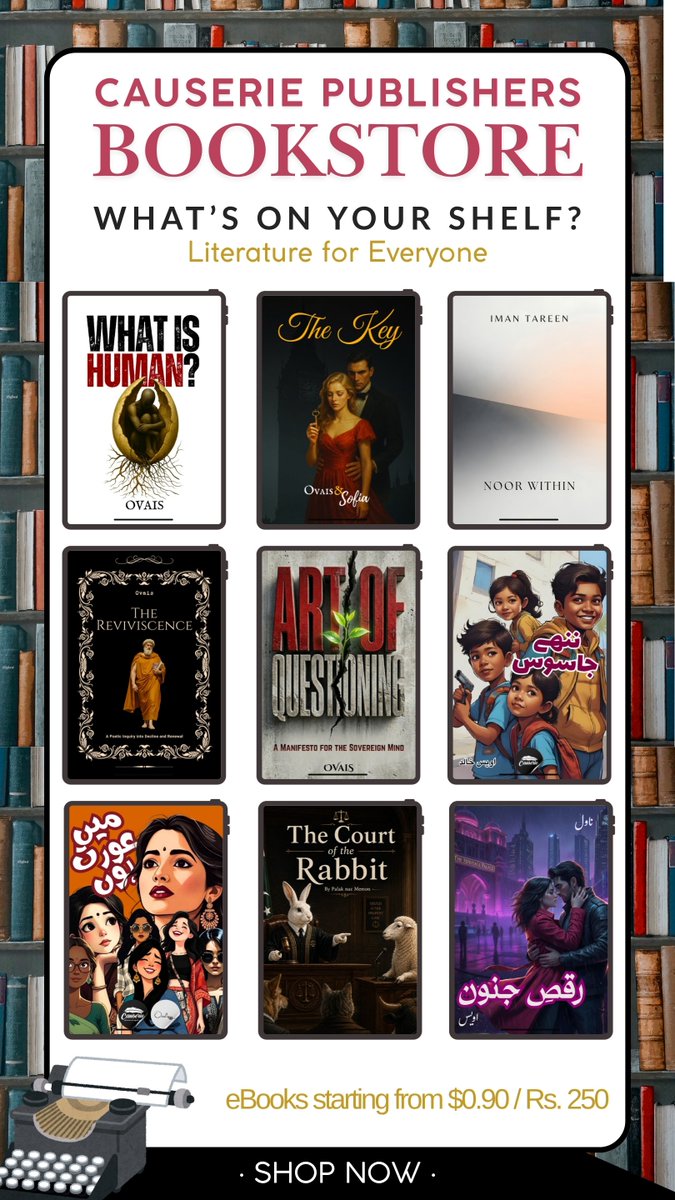 oviology1's tweet photo. I am trying to establish my startup Causerie Publishers @causerieemag

Love reading? Embark on a seamless digital reading journey with Causerie Publishers!

Link:
https://t.co/ElveL81Qe8

#bookstore #x #poetry #novels #literature https://t.co/8TxJyw985S