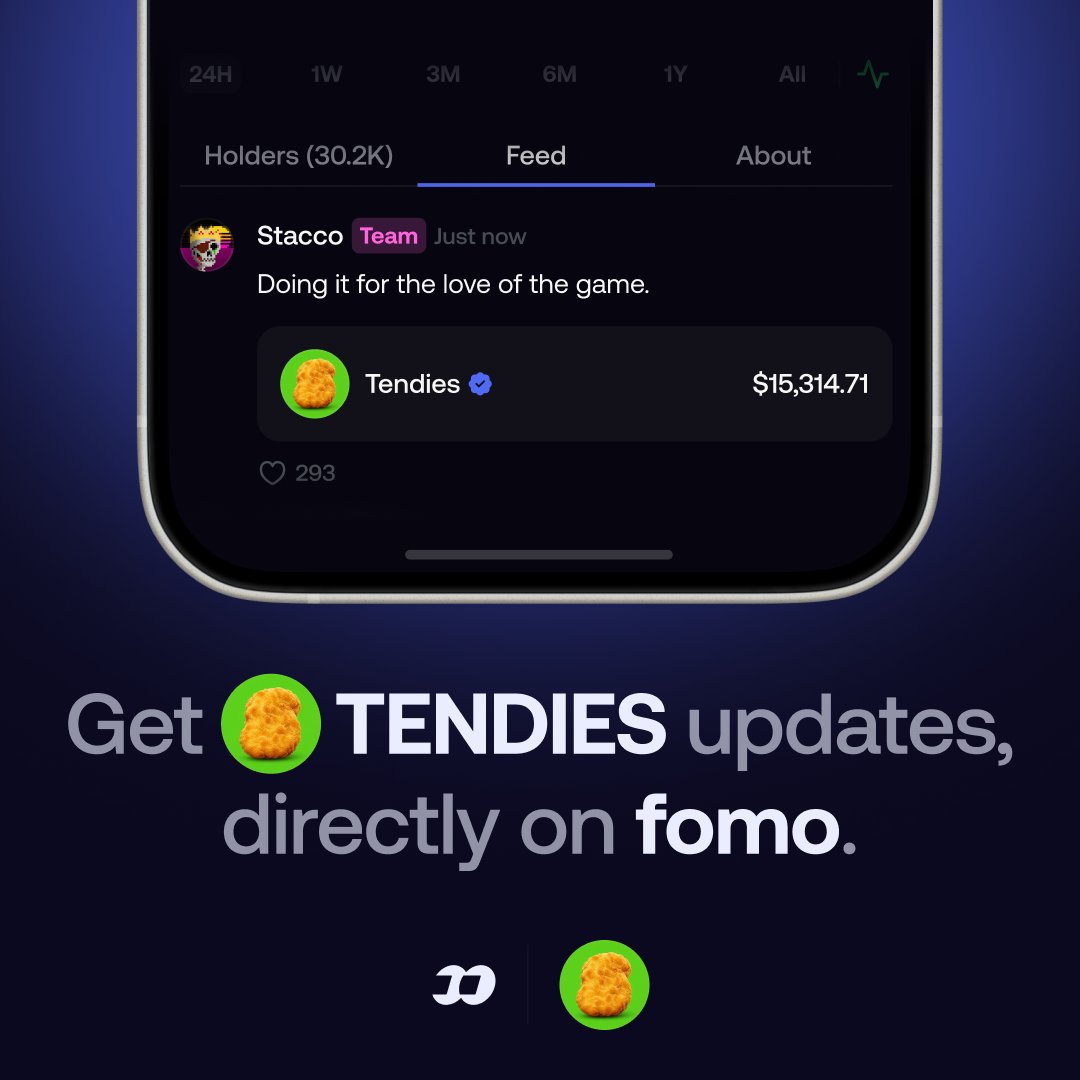 fomo's tweet photo. Receive @TendiesRH updates on fomo.     

Uplifting communities and traders alike. https://t.co/2iTSeRez8u