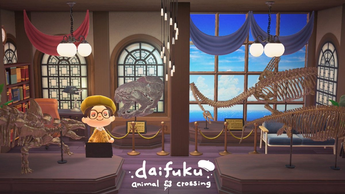 mystia1614's tweet photo. 海が見える書斎🖊️

執筆作業に没頭して、疲れたら海や化石を眺めたり出来るお部屋です。

#あつまれどうぶつの森 
#あつ森写真部 
#AnimalCrossing 
#ACNHDesigns https://t.co/RgiPGIseiD
