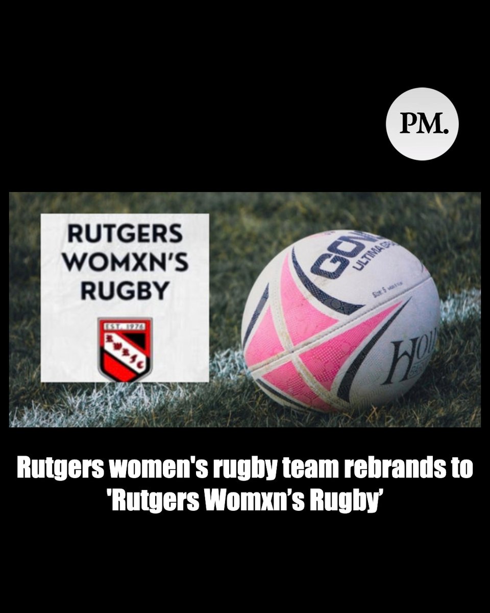 TPostMillennial's tweet photo. Rutgers women's rugby team rebrands to "Rutgers Womxn’s Rugby"

Read more: https://t.co/CjDmBNyDy9 https://t.co/3EMneJgP7X