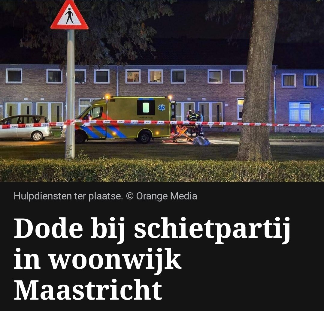Overleden persoon aangetroffen na schietincident