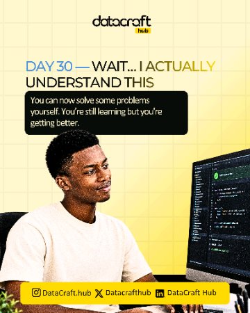 Datacrafthb's tweet photo. The tech journey takes more than just learning a skill. 💻

It takes consistency, practice, curiosity, and the willingness to keep learning.

Keep learning. Keep building. Keep growing. 🚀

#DataCraftHub #TechJourney #LearnTech #TechSkills https://t.co/KHLG1qwZue