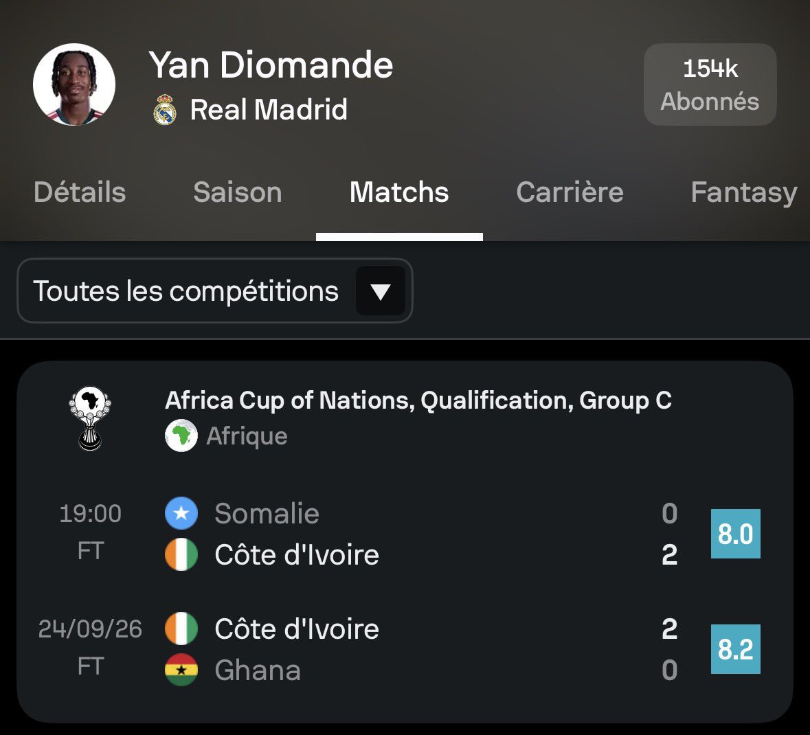 Krm225foot's tweet photo. Yan diomande wow🇨🇮☠️ https://t.co/zYaQoqYmiu