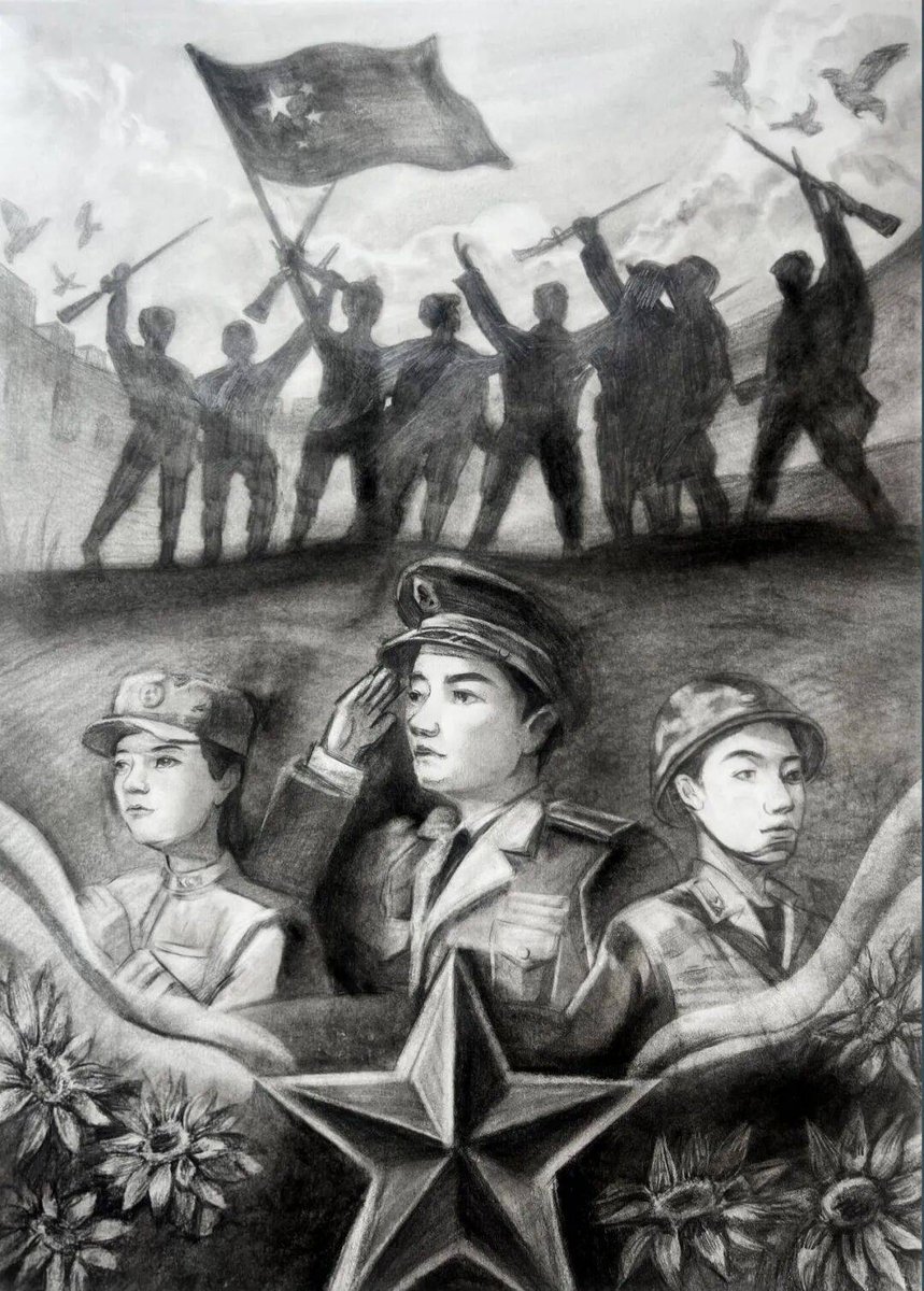 t_wright_92_2d6's tweet photo. [Elegant Li Zhi stands firm, brave soldiers forge ahead in the war!] https://t.co/0kXOAcNl1H