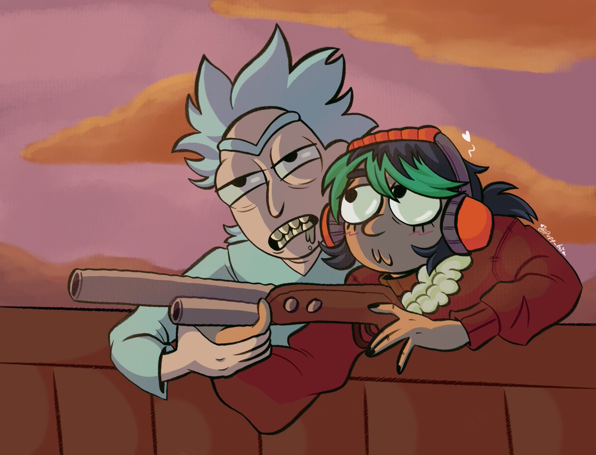 pupp_bo's tweet photo. I am grooming a soul girl 🎯🌄

#rnm #RickandMorty #yumeship https://t.co/Pgrdc288Ep