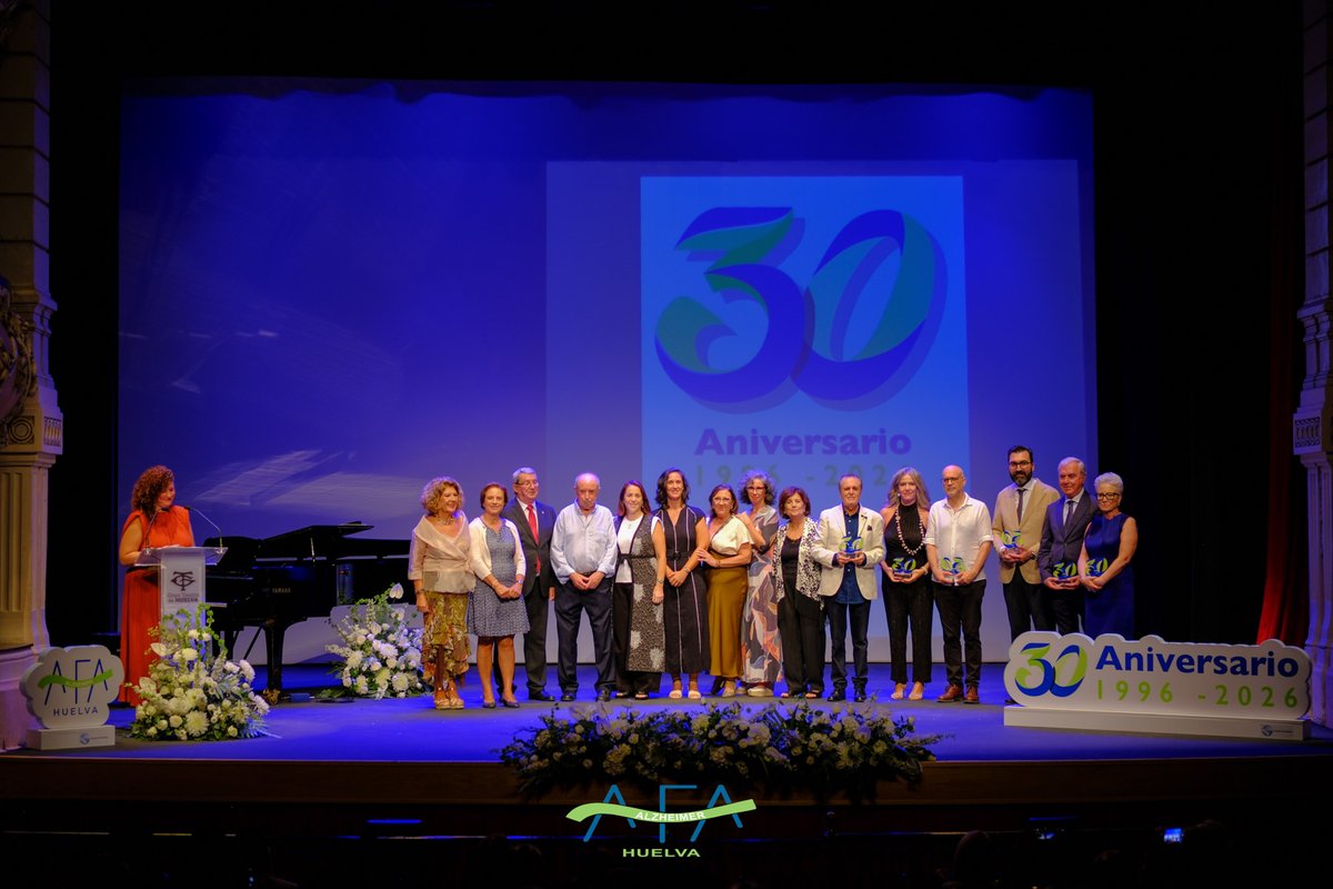 AFAHuelva's tweet photo. Esta tarde ha tenido lugar la Gala del 30º Aniversario y Acto de reconocimiento público a personalidades, por su papel fundamental en el inicio y desarrollo de nuestra andadura hasta el día de hoy.
https://t.co/iZJPxSBbBd
#30añosafahuelva #30aniversario #AFAH #Huelva #Alzheimer https://t.co/NL3j3wrIeg