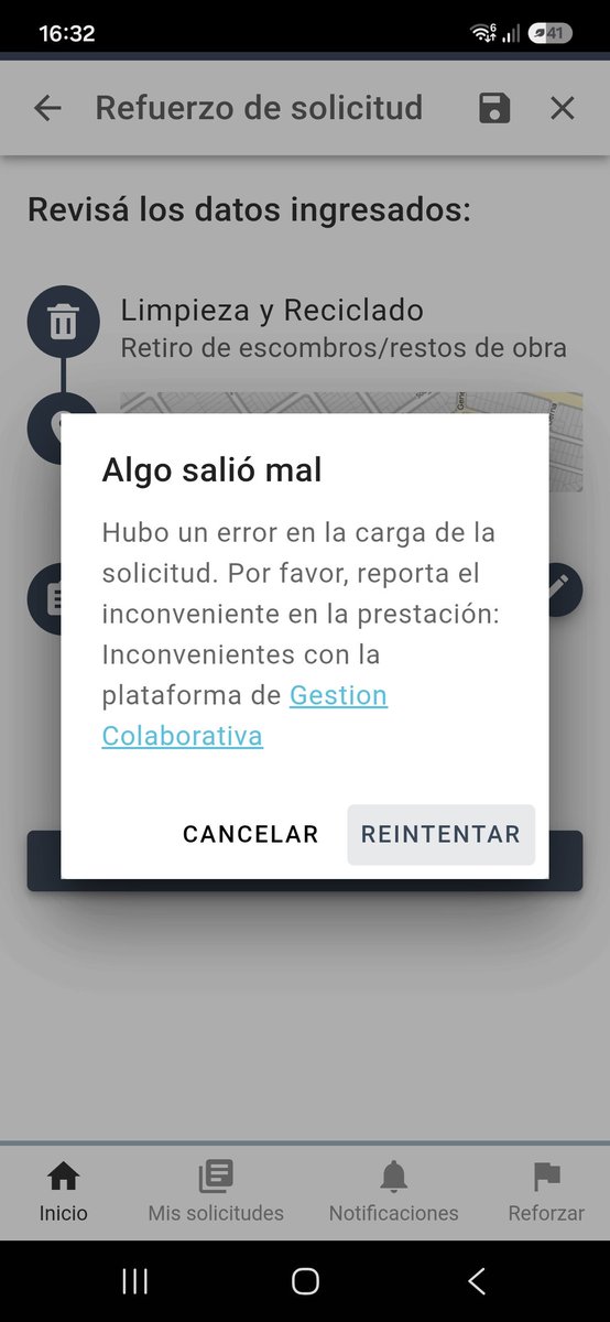 cholegil1976's tweet photo. @BA147  @jorgemacri  @gcba 
Buenos días Jorge y equipo.
La la appBa 147 no está funcionando correctamente. Ya intente 3 veces reforzar una denuncia por voluminosos (escombros) en Avalos 1805 y NO puedo.
Adjunto fotos de los escombros y la pantalla de error que me sale. Ya ... https://t.co/E05i9N5am8