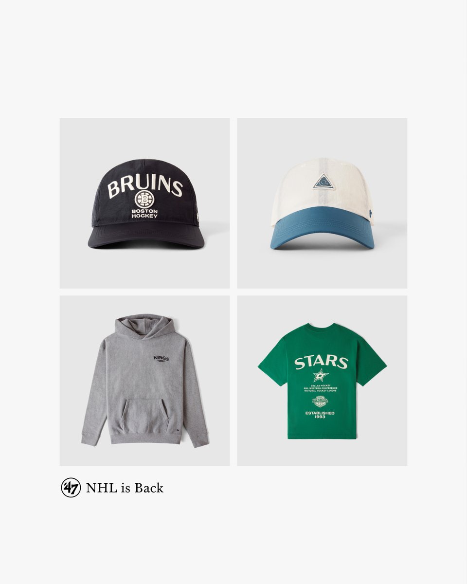 47's tweet photo. Shop this season's NHL collection: https://t.co/E5rl11tcNT https://t.co/qmNcwk5aYW
