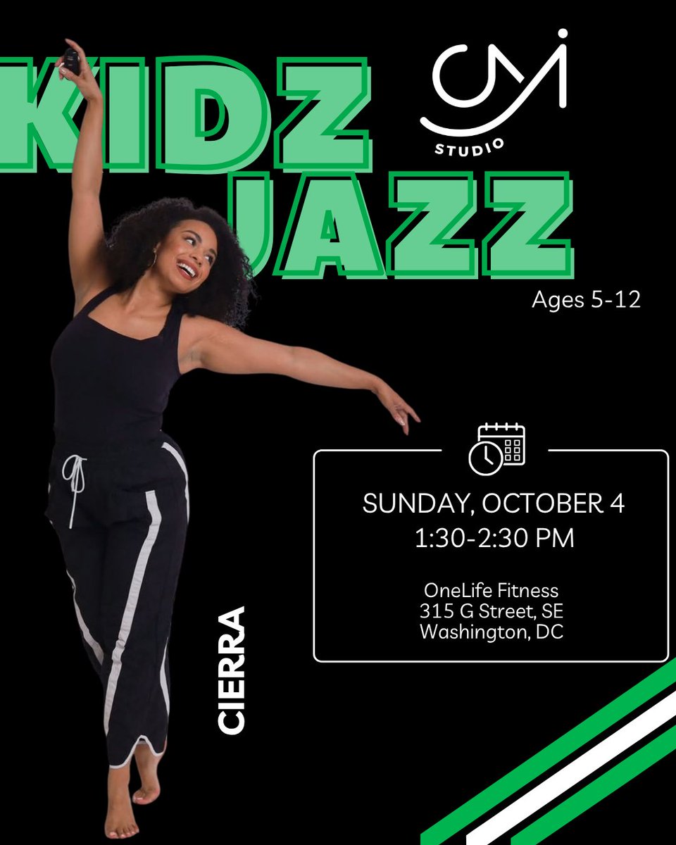 CapitolMovement's tweet photo. THIS WEEK AT THE CM STUDIO! Sunday plans? Come DANCE with us ...

⏰ Classes start at 1:30 PM
✨ Kidz Jazz with Cierra
🔥 Int/Adv Hip Hop with Jana

All are welcome — come train, move, and have some FUN with CM!
https://t.co/R5imYg6JWk https://t.co/h89OGn0hqJ