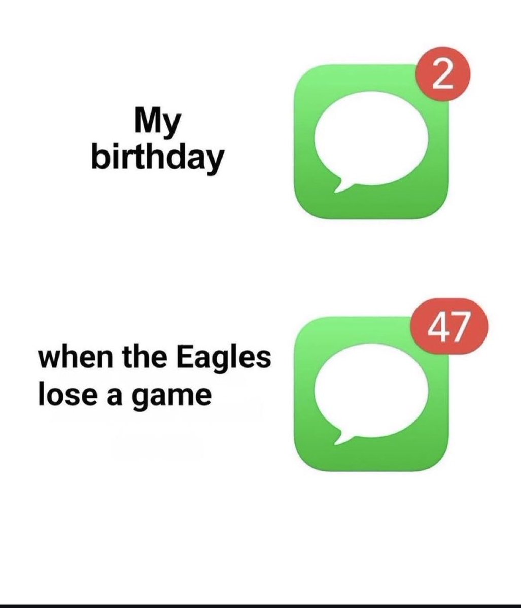 PHI_Dose's tweet photo. received 33 texts last night from my friends. 

i guarantee you thursday on my birthday we don’t surpass 20 texts https://t.co/7nOQjcqUqM