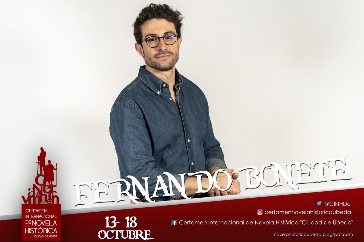 CINHDe's tweet photo. 👉Mark Knowles, Fernando Bonete y Andrea D. Morales presentarán sus últimas novelas durante lel Certamen Internacional de Novela Histórica .

➕información pinchando en el enlace.

#certamennovelahistoricaubeda #novelahistorica #literatura

https://t.co/j0f6cXW4bB https://t.co/J8e4Epm7bJ