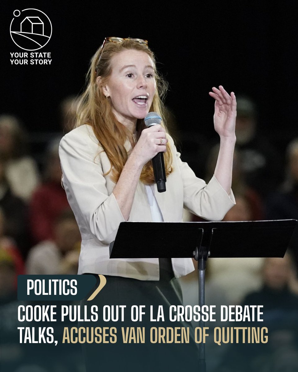 HeartlandPostWI's tweet photo. Cooke dropped out of a proposed debate with Rep. Derrick Van Orden debate, then ran to social media to dishonestly claim Van Orden had pulled out.
Get the full story from The Heartland Post here: https://t.co/PlQTj4YXAo https://t.co/pviyhxM9qS