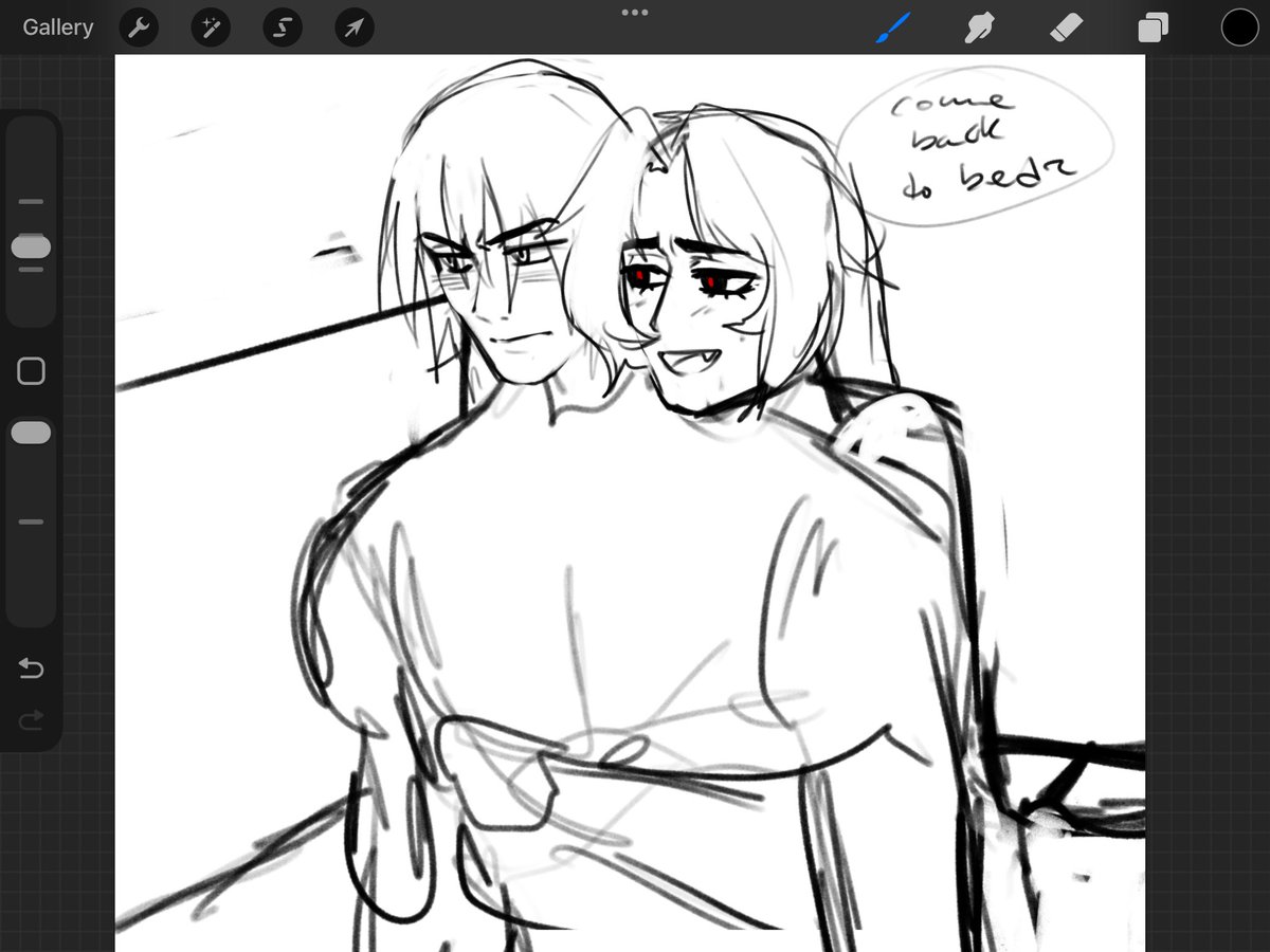 Miseen02's tweet photo. Sorry for disappearing, college beating my ass again

Wip of a follow up to my verlir art from recently https://t.co/PcUzFxOHxC