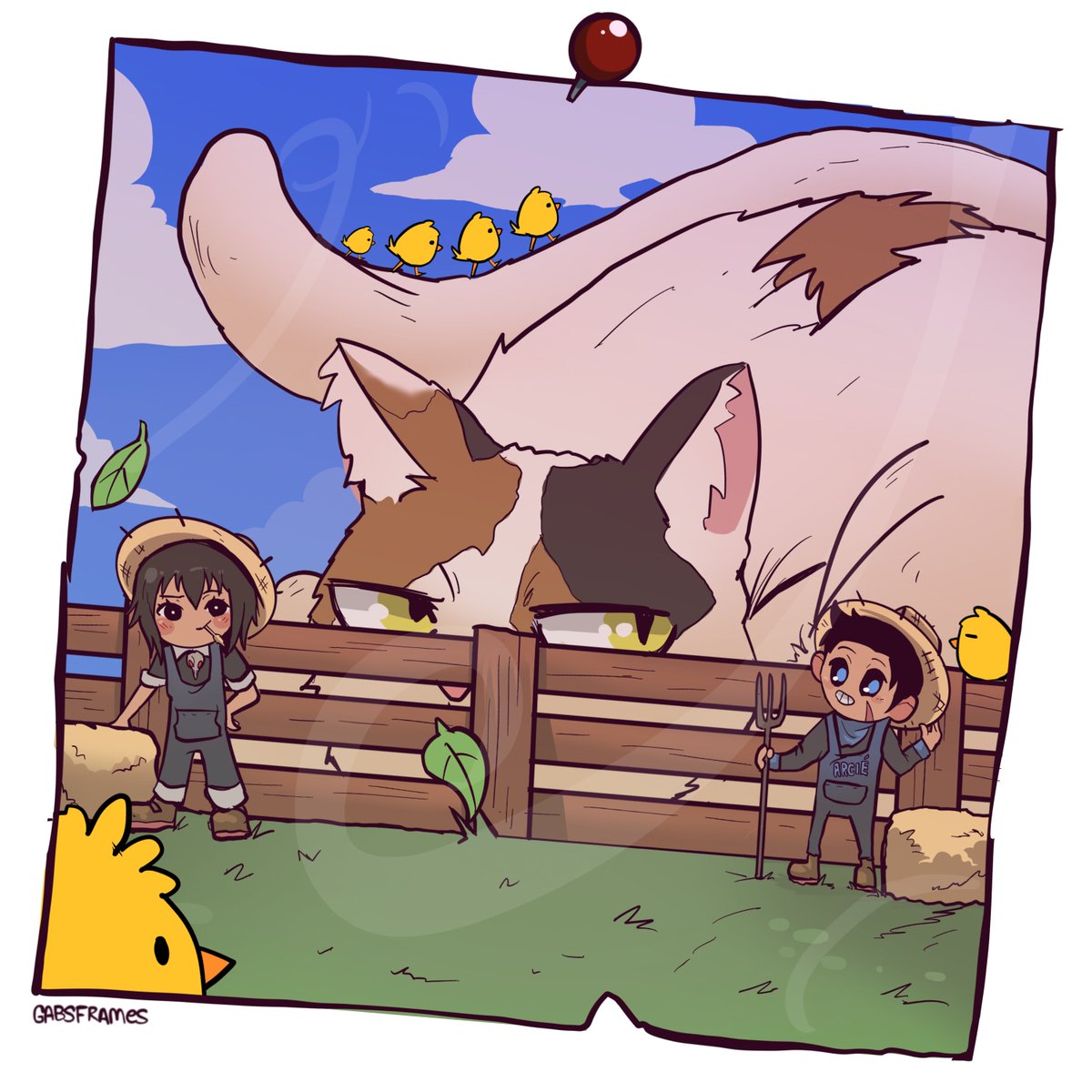 Gabsframes's tweet photo. Arcié &amp; Teka’s Farm https://t.co/iPZcZlecE2