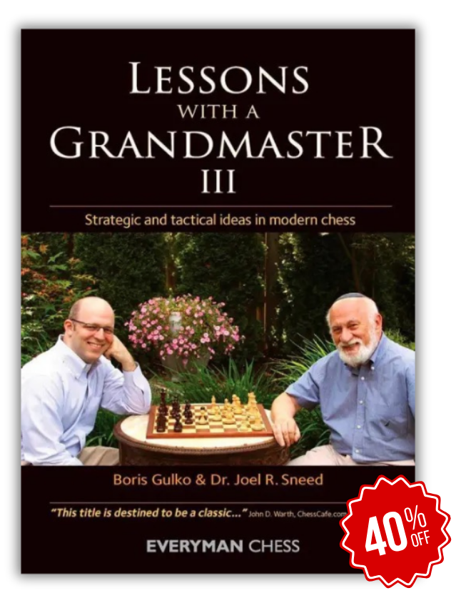 ForwardChess's tweet photo. What goes through a grandmaster’s mind? 🧠

Book of the Week: In Lessons With a Grandmaster 3, GM Boris Gulko walks through his games with Dr. Joel R. Sneed, explaining the thought process behind his moves.

Save 40% – just $11.99 through October 3!
https://t.co/ZjkfKggERf https://t.co/q5I73bFZ5R