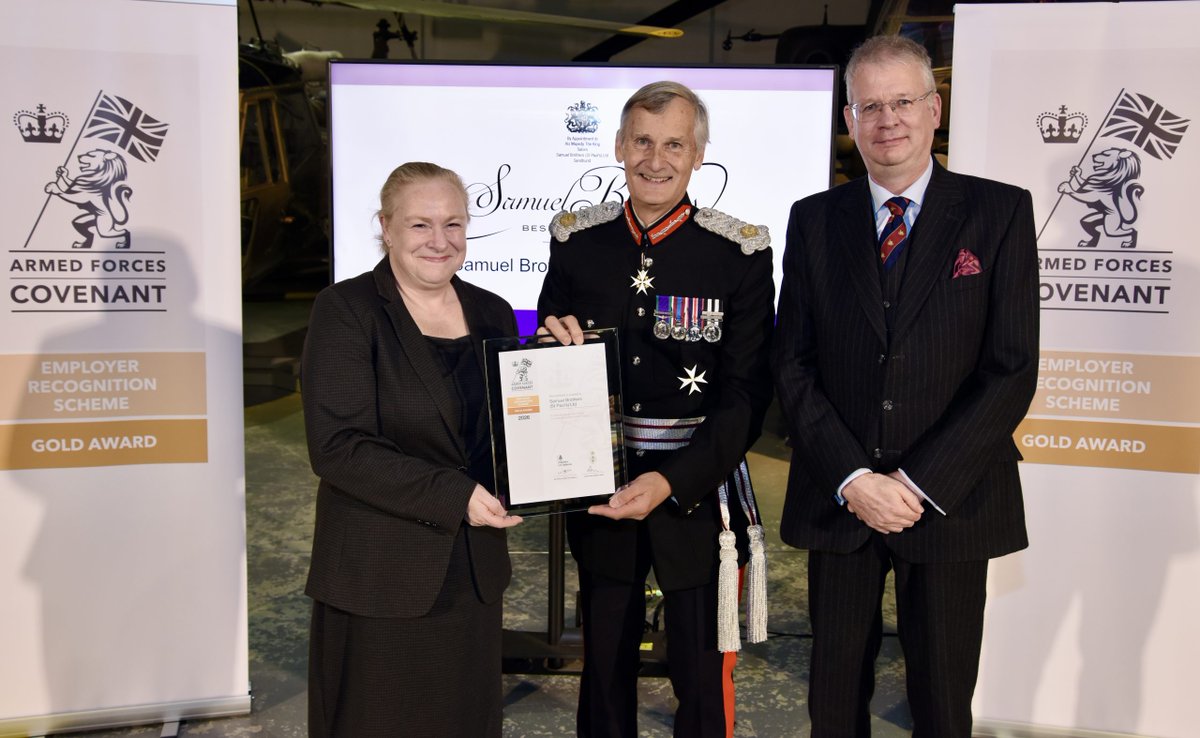 SamuelBrothersT's tweet photo. It was a privilege to receive the Gold Award under the Defence Employer Recognition Scheme. The ERS Gold Award is the Ministry of Defence’s highest recognition for UK employers that demonstrate outstanding support for the Armed Forces community.
#ERS #Defence #Cadets #Uniforms https://t.co/U4q58KuaPB