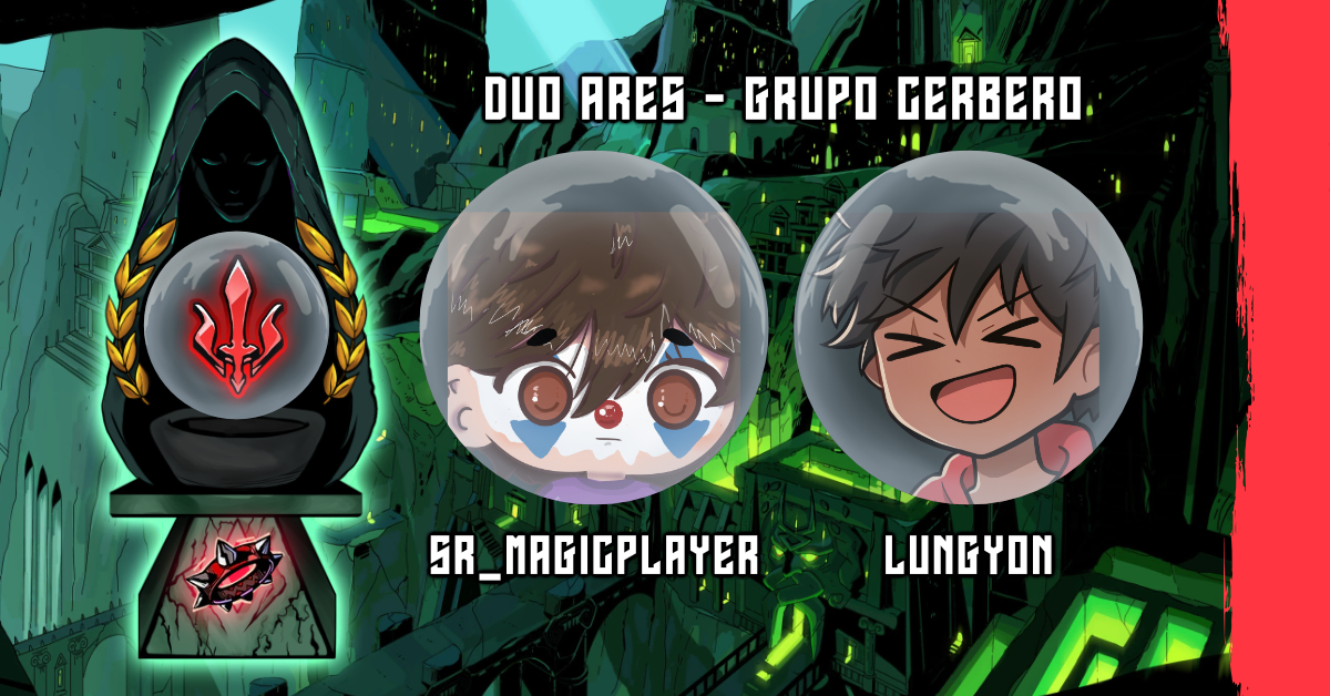 GhoztGarden's tweet photo. "Debo admitir que tienes un espíritu indomable"
¡¡Me complace anunciar al primer dúo de #GARDENOFGODS!!
No creo que haya nadie mejor para representar el espíritu de la guerra de nuestro señor ARES que este duo: @LUNGY0N & @SrMagicPlayer.
#BAPBAP #GhoztGarden https://t.co/1zF88HLGxs