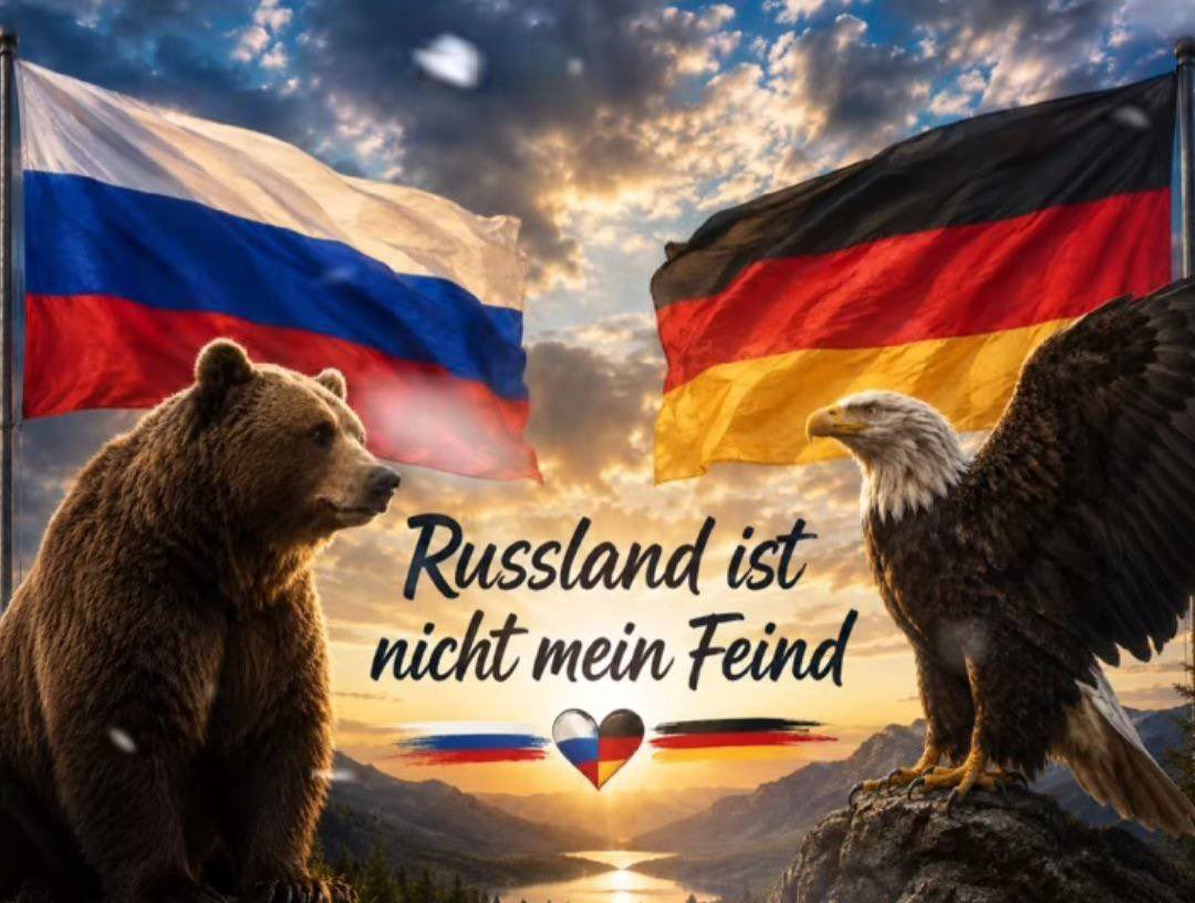 Anti_Krieg's tweet photo. Ich bin Deutsche und Russland ist nicht mein Feind! @RusBotschaft 

#Russland #Deutschland #Ukraine #USA https://t.co/lPvFPITm1Z