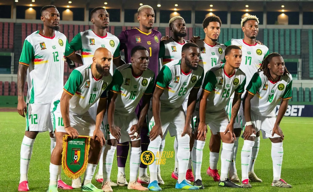 WeekendSL's tweet photo. Éliminatoires #CAN2027 | Fin du match Congo Vs Cameroun sur le score de 1-1. 
Les Lions Indomptables ramènent un point de Brazzaville pour cette 2ᵉ journée des éliminatoires.

#CONCMR #LionsIndomptables https://t.co/AxLzRlmu8v