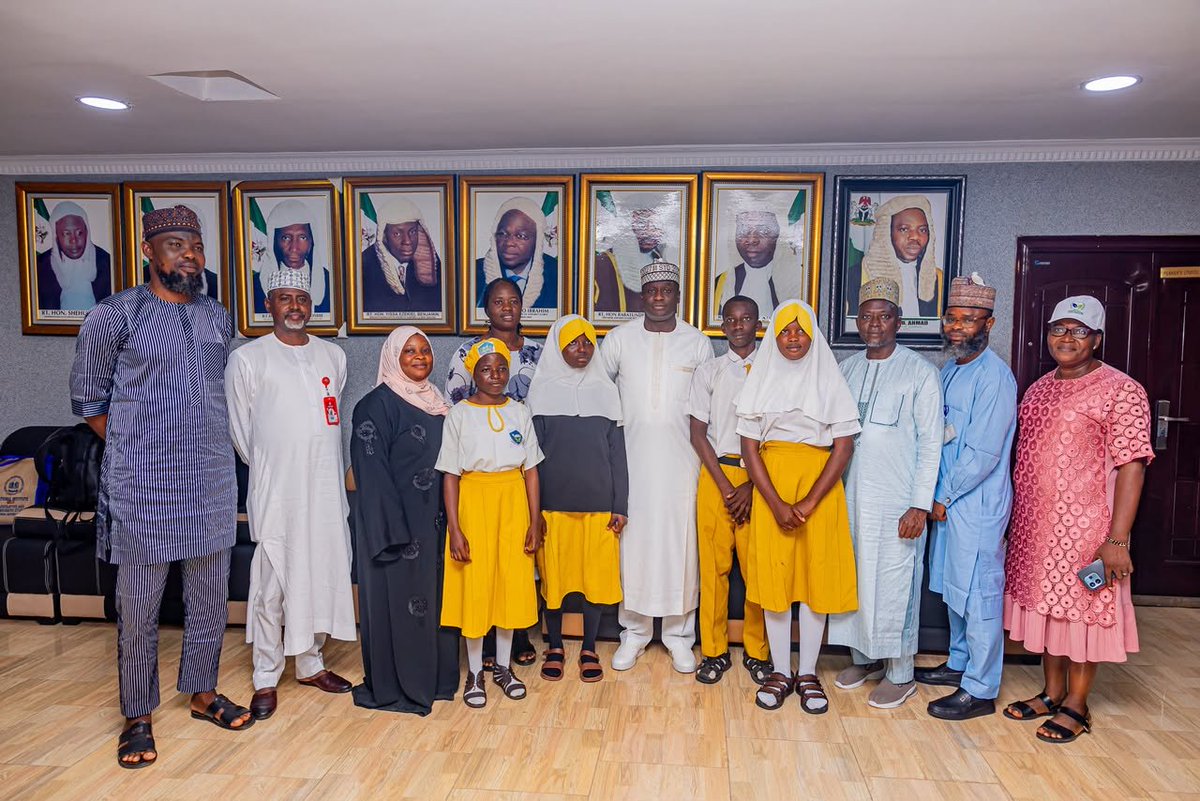 AYNLadeTweets's tweet photo. Shortly before today's plenary, I received the winners of the 11th edition of the National Quiz Competition on the Legislature and Democracy for secondary school students, organized by the National Institute for Legislative and Democratic Studies (NILDS) and held at the Assembly Complex. GDSS Adewole emerged as the overall winner of the competition, God's Heritage Academy, Shao came second, Adventist Secondary School, Shao emerged second runner-up, and Omu-Aran High School and Hill City Schools emerged third and fourth runners-up, respectively.

​I was impressed by their performance in the competition and awarded the sum of 250 thousand naira, 200 thousand naira, 150 thousand naira, and 100 thousand naira, respectively, to the winners and other participants as our way of motivating them to keep striving for excellence.

​It is gratifying to note that our own public school, GDSS Adewole, emerged as the overall winner in a keenly contested competition that included private schools. No doubt, Kwarans are already reaping the fruits of the huge investment of His Excellency Mallam AbdulRahman AbdulRazaq CON in our education sector, which has restored confidence in our public schools.

Rt Hon Engr Yakubu Danladi-Salihu 
Speaker KWHA and APC Governorship candidate 
29. 09. 2026