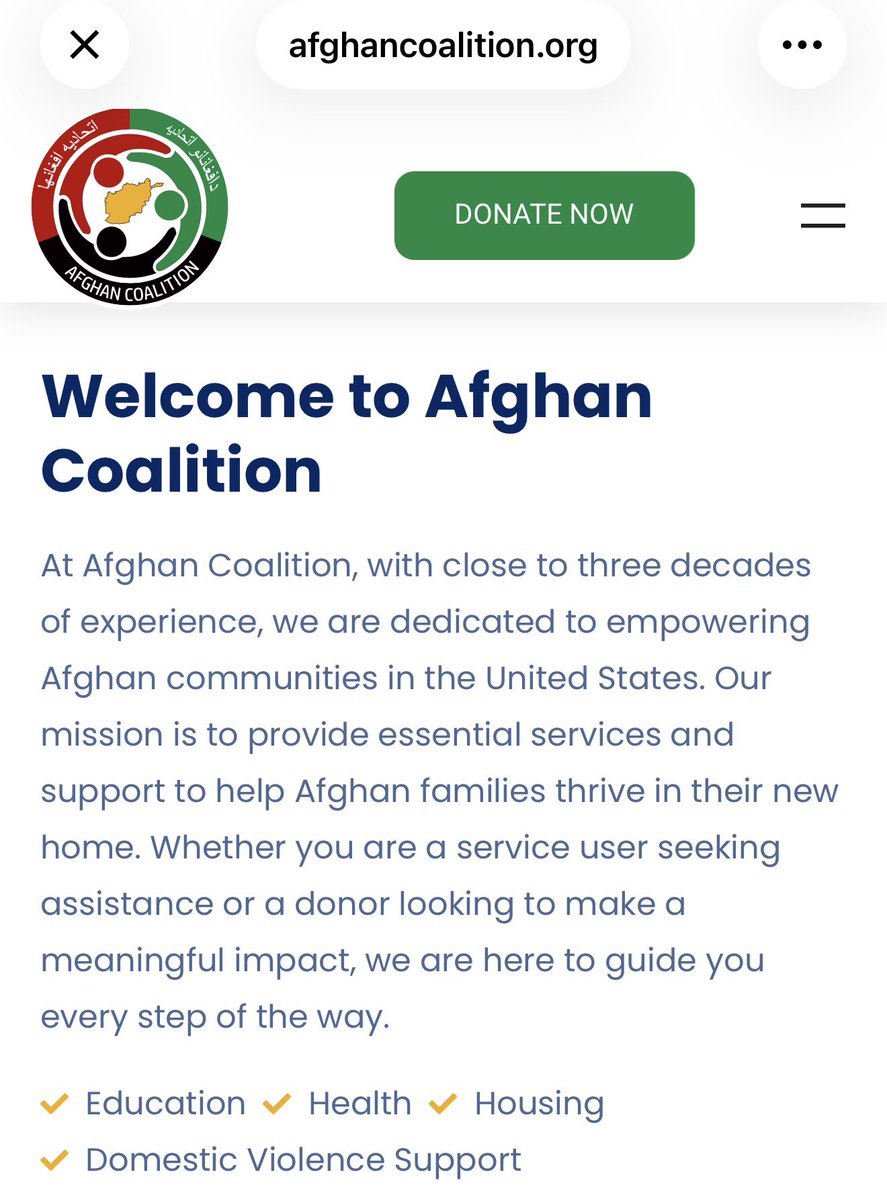 WallStreetApes's tweet photo. California has a taxpayer funded nonprofit that gets millions of dollars to help Muslims from Afghanistan with housing and benefits

95% of the nonprofits funding comes from taxpayer funded grants. They provide Afghans:

- Help signing up for public benefits like CalFresh, Medi-Cal and more
- Cash assistance
- Housing
- Translation services
- English classes
- Citizenship support
- Job assistance
- legal aid

The nonprofit is called ‘The Afghan Coalition’ 

You are paying for all of this. We are paying for our own islamic takeover with our taxes

The Democrat Party is the party of Islam