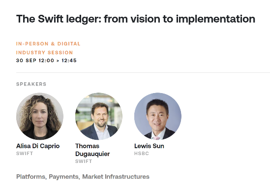 bradle_y's tweet photo. @ethereumLinea @R_R_7s Which session are we talking about? There's one on Swift ledger at that time https://t.co/YisxFHLLCV