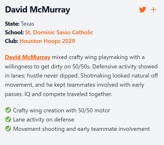 David_McMurray_'s tweet photo. Thank you @jayfrye for the prep hoops evaluation https://t.co/Ws1FZl0xTR