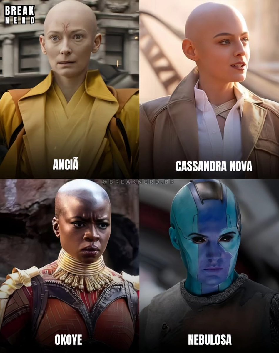 cinefandomtv's tweet photo. Who is your favourite bald MCU character 🤔 https://t.co/WfkxiPAG9O