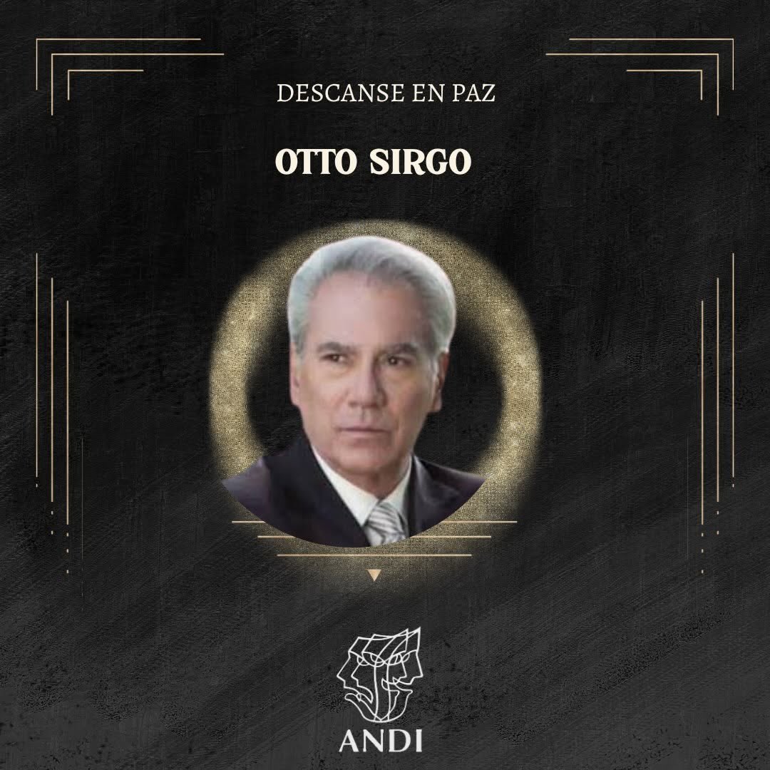 lopezdoriga's tweet photo. Lamento informar la muerte del gran actor Otto Sirgo.

En un momento más información en https://t.co/WdSSpNnhYn https://t.co/UkhwFaQYYC