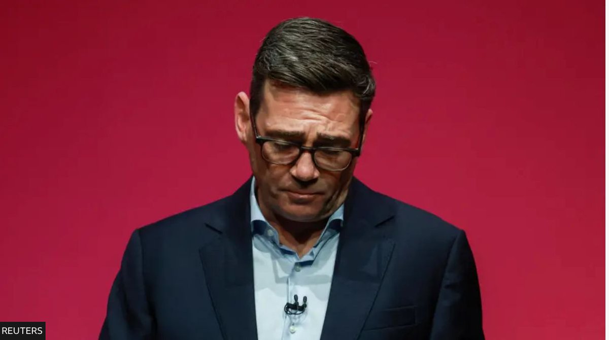 D_Raval's tweet photo. Burnham's speech, stripped of the delivery:
- The big items, a National Care Service, pension reform, electoral reform, all arrive after the next election. Vote first, delivery later.
- Every headline survives 30 seconds. None survive the small print. "Taking control of water" is a power to take control later, if a company fails. The care service "protects people's homes and their savings", except his aides say it won't cover care home costs.
- Palestine got one line. The climate crisis got four words, attached to a North Sea line. AI got a G20 summit and not a word on jobs.
Same product, new packaging.