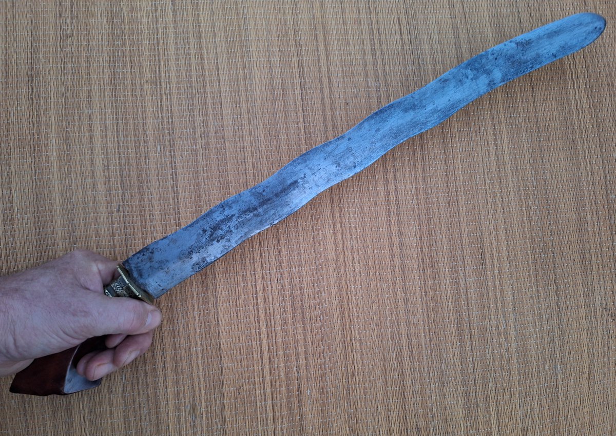 KickFit_Notts's tweet photo. Antique Tiboli Bagabo kris sword. 
For the Deadly and Beautiful Filipino Martial Arts Estilo Libre Doce Pares Eskrima Kali Arnis with Grand Master Sifu Richard Hudson 9th grade Black belt.  3 Times World Champion. Instructor and coach to multiple Champions https://t.co/tvPMIH2Rjn