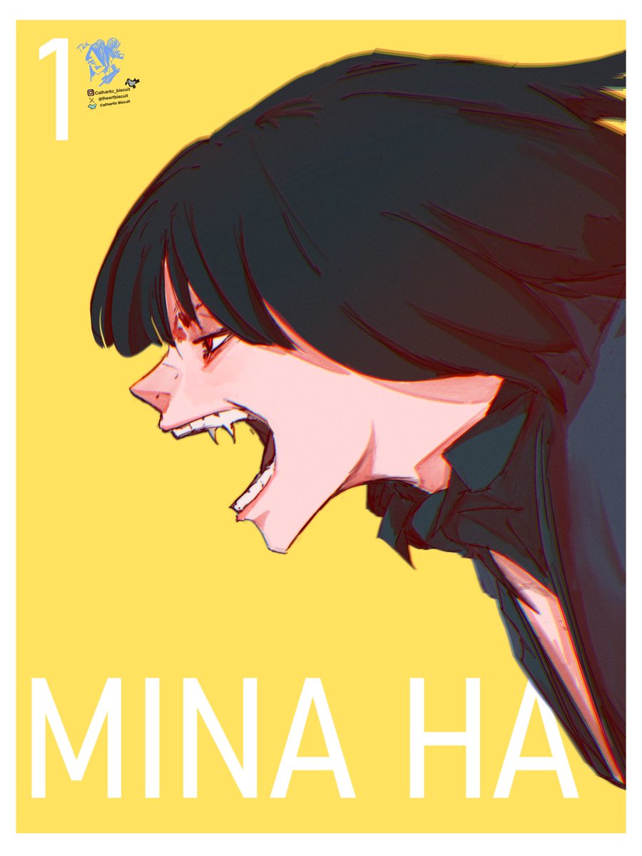 theartbiscuit's tweet photo. Update daaaay! I’m gonna make a series of posters for each character. Mina is up first! I have a voting agenda to for Nurse Harrow. #deadlock https://t.co/9wERwj4JWP