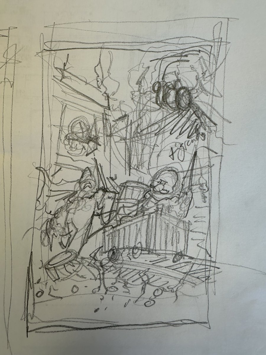 YedaiJamao's tweet photo. Imágenes de un proceso, para @MicroHobbyPapel. Del mini boceto al esbozo, un primer encaje y entonación, y portada final. 

Espero que os guste ver esta secuencia. https://t.co/tKHjVPyjXV