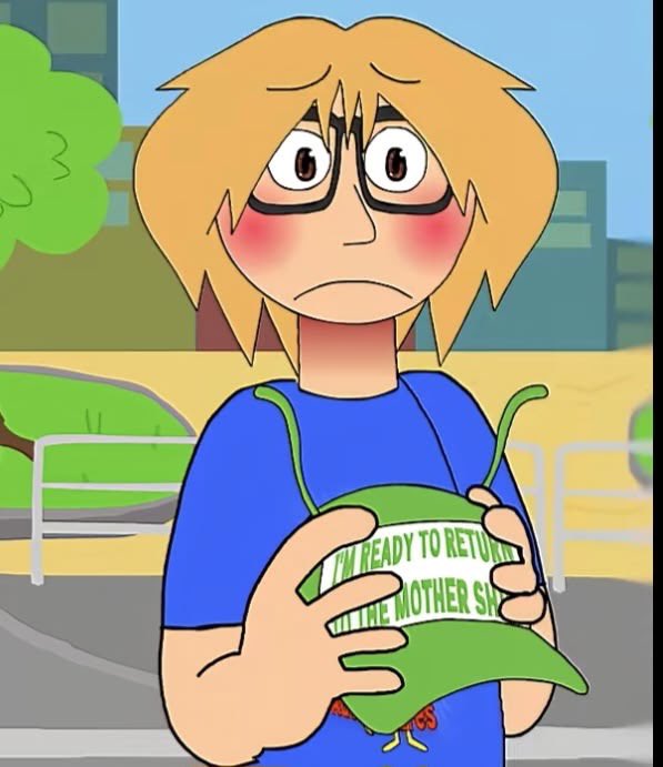 CaineSpaceVA's tweet photo. #factattackadventures i know i made a post about it but personally i think facty would indeed smell like green apple shampoo and also the banana scented markers 🥹 https://t.co/gwOZ092N3S