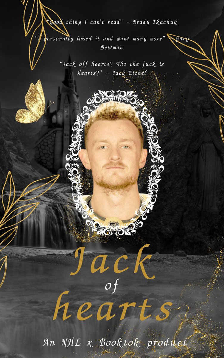hockeyjtm's tweet photo. hey @NHL i have created for you some gorgeous 2012 wattpad-style covers you can use for your "short stories that wink at the romance genre" starring hunky dreamboats jack eichel and sebastian aho. absolutely no need to financially compensate me, i made this with love https://t.co/5I6u5WFzQr