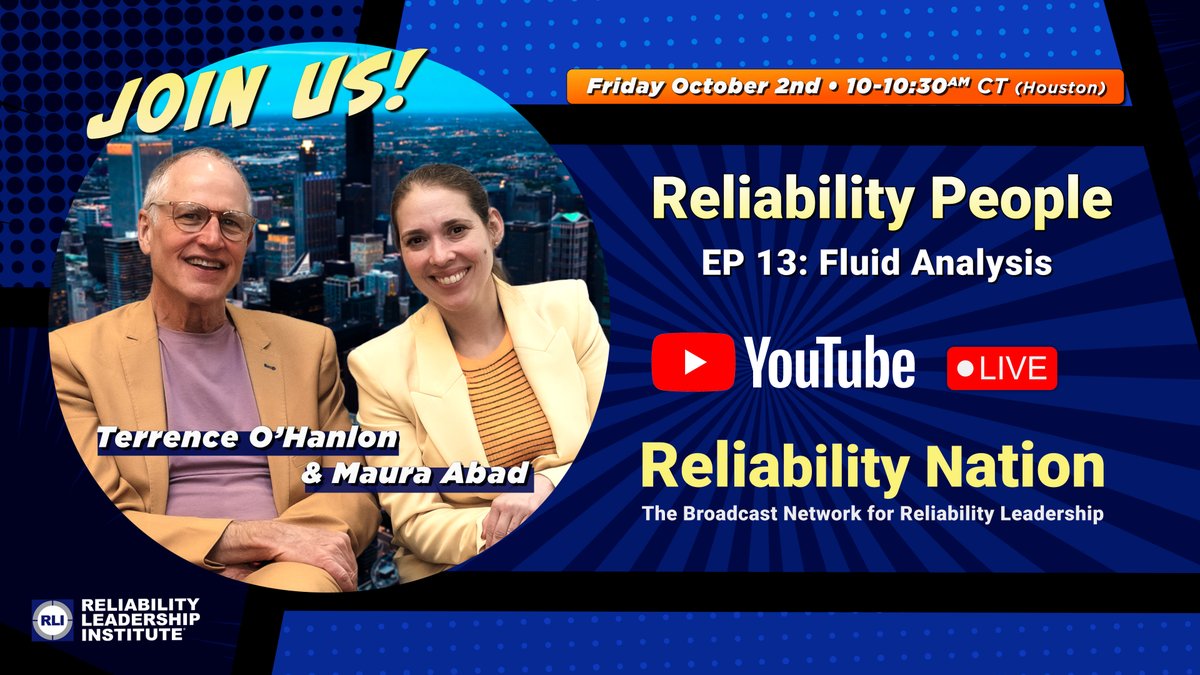 ReliabilityCast's tweet photo. Turn a surprise failure into a planned repair.  A bearing doesn't fail without warning. It wears, it heats, it sheds metal into the oil around it, for weeks, sometimes months, before it ever locks up on your shift.   https://t.co/NVVNkkItPQ https://t.co/wzgMXs7PN1