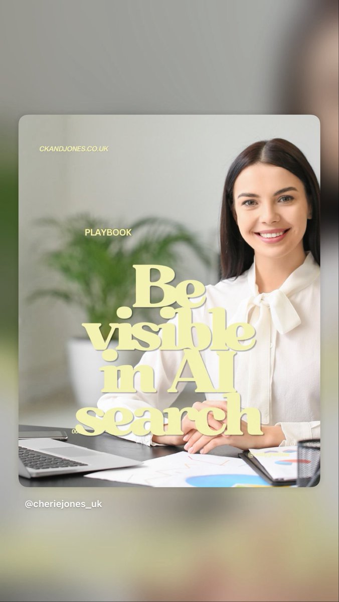 ckandjones's tweet photo. #womenfounders - I am helping women founders/business owners showing up inAI Search and SEO. Comment ‘Playbook’ and follow me. I will semd you a free playbook - female founder edition! #entrepreneur #seo #ai #search https://t.co/14mXcUjKGx