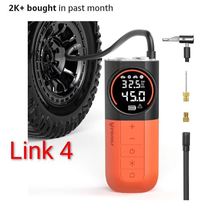 Gilles19827's tweet photo. I'm an Amazon Associates 
Take advantage of my Deal of the Day 🚀 
If you're not interested in the product, share it to reach more people.
Please help me by sharing my Amazon Affiliate ad, as I don't have the financial means to do paid traffic.
Take advantage of the discounts using my links below—they're a surprise and only available for a short time.
The prices of advertised products are subject to change.
Please read the details of the announcement carefully at the link below ⬇️

Airmoto Tire Inflator Portable Air Compressor for Cars and Bikes 

1 https://t.co/Ssq95VPZLe

2 https://t.co/KoEmokfHQD

3 https://t.co/ZgW5Svs6Bt

4 https://t.co/93veXp3rZO
#Amazon #AWS 
Amazon's Full Responsibility
Join my group for more offers ⬇️
https://t.co/7bXRGNGOGh
