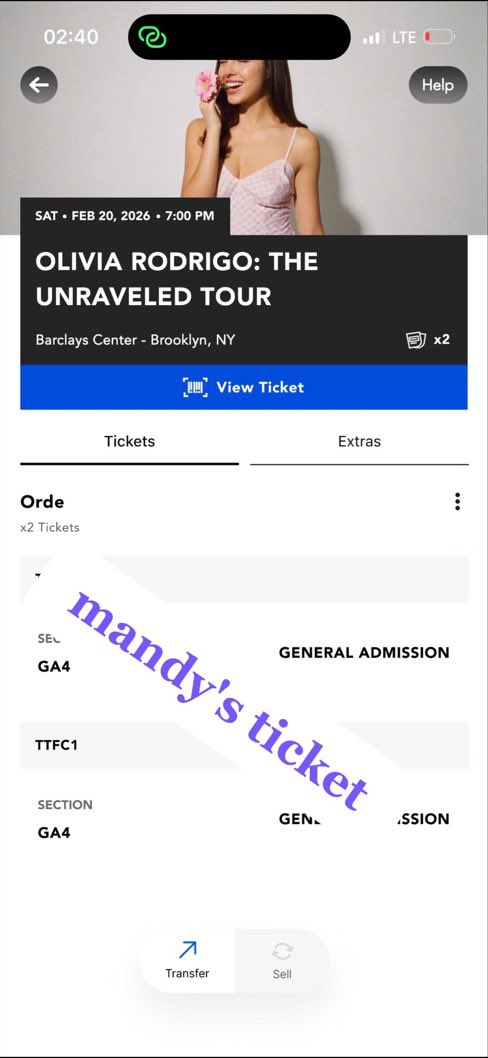 Mandyharry890's tweet photo. Wts 2 Olivia Rodrigo tickets for the unraveled tour🔥💜📍Barclays center, NY 🗓️Feb 20, 2027! proof available. DMs open! 📩
iso wtb Olivia Rodrigo New York Pittsburgh Brooklyn wtt
#oliviarodrigo #TheUnraveledTourpittsburg #olivia https://t.co/xeZikX7WYe