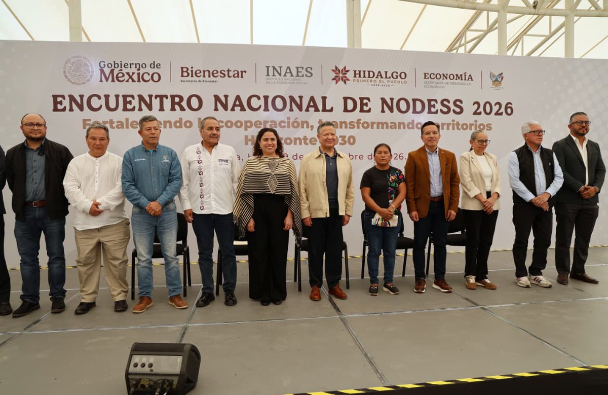 Sedeco_Hgo's tweet photo. Hoy nuestro estado es anfitrión del Encuentro Nacional de NODESS 2026, un espacio estratégico que reúne a liderazgos de todo el país para sumar esfuerzos, compartir buenas prácticas y consolidar modelos productivos incluyentes.
La inauguración estuvo encabezada por el gobernador, https://t.co/0xx8FDPSQQ