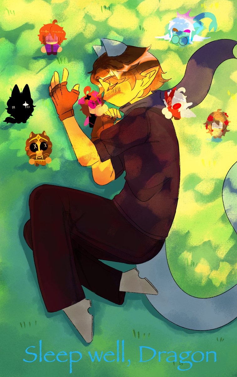 DailySilvasaur's tweet photo. Day 5 ✨
Shhh the dragon is sleeping here 💤💤
#silvasaurfanart https://t.co/wnelbSNYOq