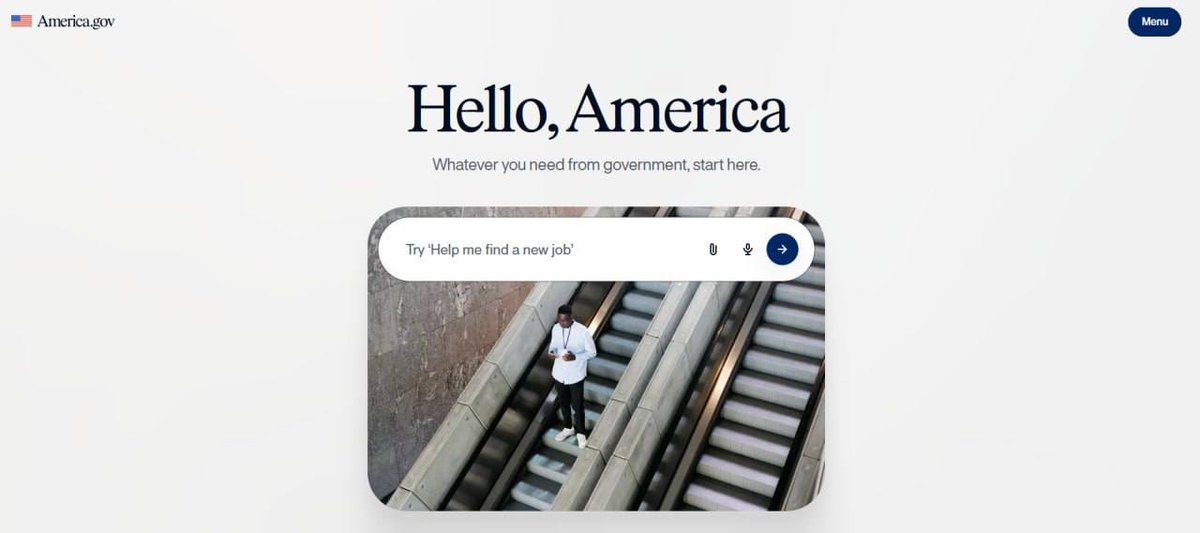 colleen81eg6's tweet photo. ⚡️🇺🇸 Das Weiße Haus kündigt ein zentrales Verwaltungsportal für die USA an.
Über https://t.co/WTVVDffZPX sollen Amerikaner künftig Infos und Behördendienste gebündelt abrufen — ohne Sprung zwischen den Websites einzelner Ministerien. https://t.co/dAWz0sNupc
