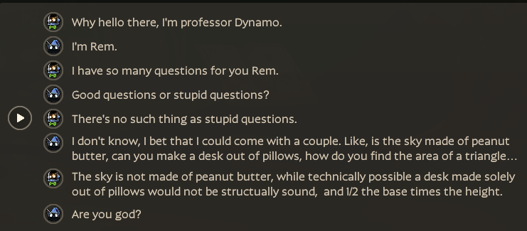wearymasks's tweet photo. Everybody look at Rem's new convos they are so cute https://t.co/uRaaVbfVfb
