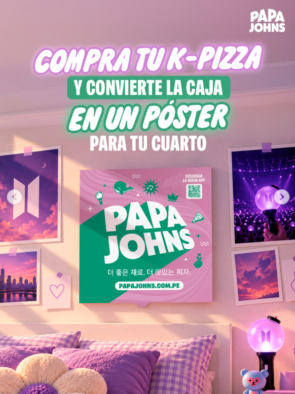 MaileFL19's tweet photo. ARMY PERUCHAS, SI pueden hacer este RETO DE PAPA JOHNS, NOS DARÁN 5 PANTALLAS

Se necesita al menos 500 storys con todo esto https://t.co/b8maQbelwR