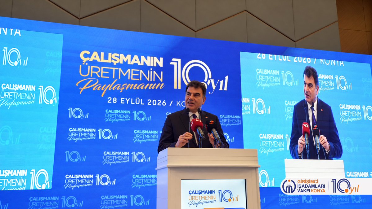 GivKonya's tweet photo. GİV Konya 10. Yıl Programımızda, Millî Savunma Bakan Yardımcımız @heybetmusa katılımcılarımıza hitap etti.

Sayın Bakan Yardımcımıza, 10. yıl programımıza teşriflerinden ve kıymetli katkılarından dolayı teşekkür ediyoruz.

#GİVKonya #10Yıl #GirişimdenGeleceğe https://t.co/bOY2mTAGTJ