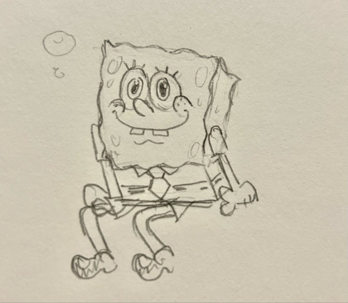 graywizardf's tweet photo. idk what to post have this ugly old sponge doodle https://t.co/Ql3cFCIzRO