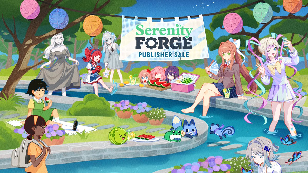 SerenityForge's tweet photo. The Serenity Forge Annual Publisher Sale is live until Sept. 30th! ⏳

Get the steepest discounts of the year, with up to 90% off on our titles.

Browse our catalog on Steam, Nintendo Switch, and XBOX and save big on:

🌴 Roman Sands RE:Build
🐾 Puppergeist
👑 Crown Gambit
🎮 and many more!

https://t.co/H64ZtwJlfy